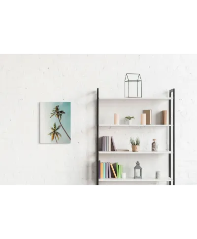 Palmy w Słońcu - Obraz na płótnie