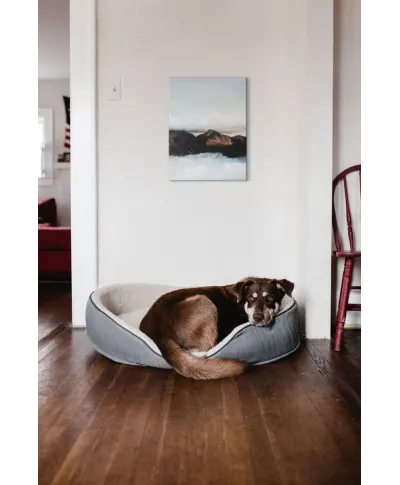 Góry we mgle - Obraz na płótnie