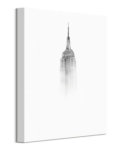 Empire State Building we mgle - Obraz na płótnie