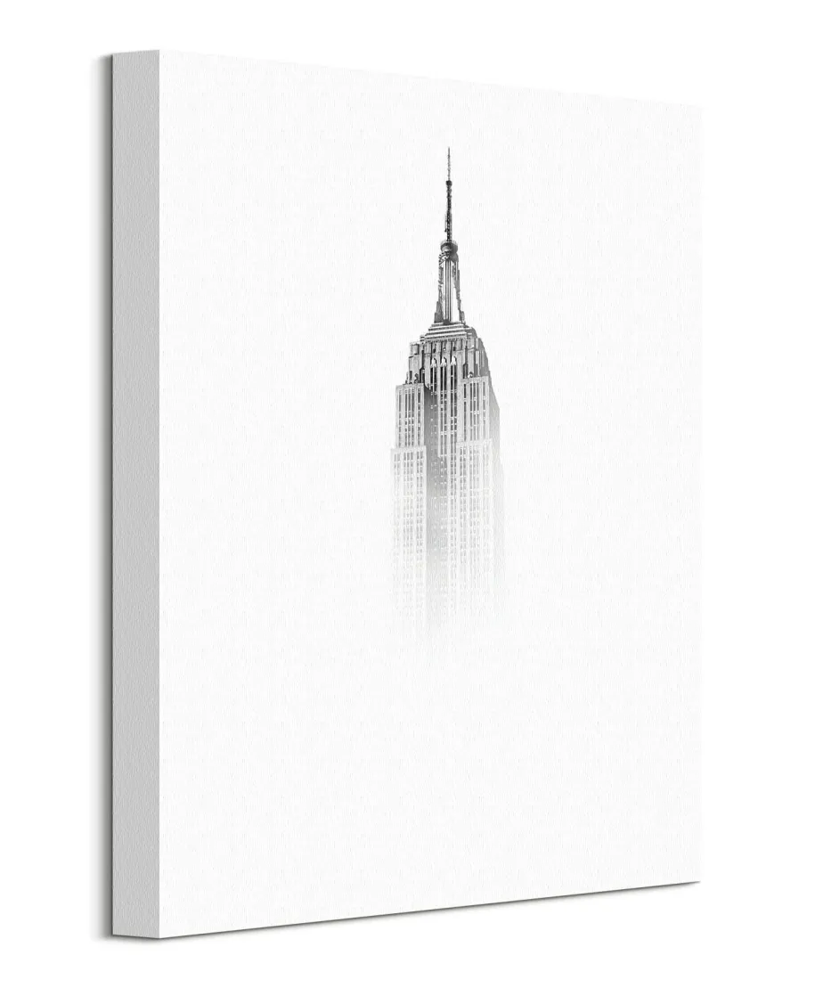 Empire State Building we mgle - Obraz na płótnie