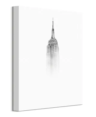 Empire State Building we mgle - Obraz na płótnie