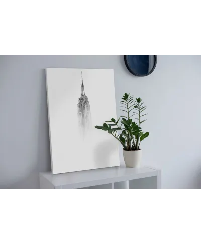 Empire State Building we mgle - Obraz na płótnie