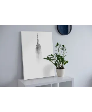 Empire State Building we mgle - Obraz na płótnie