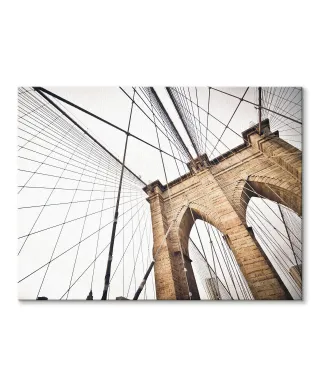Brooklyn Bridge Pylon - Obraz na płótnie