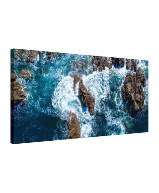 Wzburzony ocean - obraz na płótnie