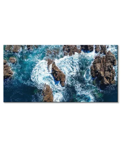 Wzburzony ocean - obraz na płótnie