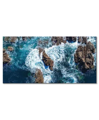 Wzburzony ocean - obraz na płótnie