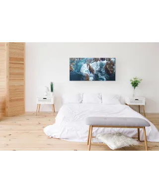 Wzburzony ocean - obraz na płótnie