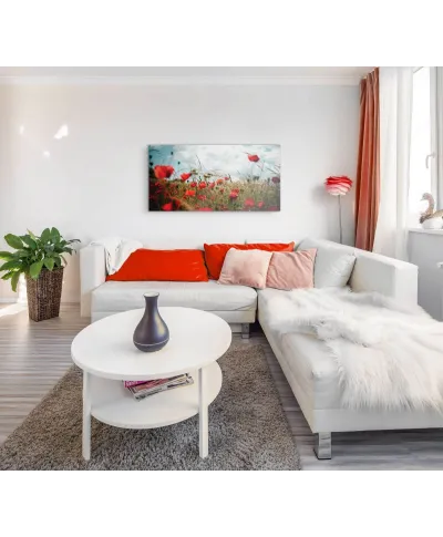 Pole Maków - obraz na płótnie