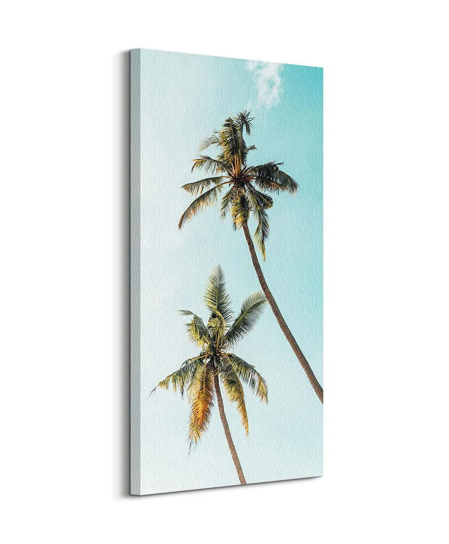Palmy w Słońcu - obraz na płótnie