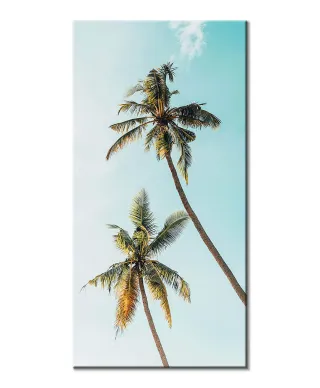 Palmy w Słońcu - obraz na płótnie
