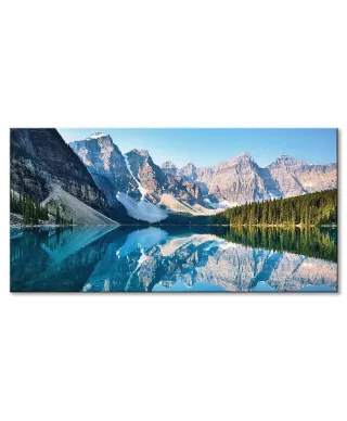 Jezioro Moraine - obraz na płótnie