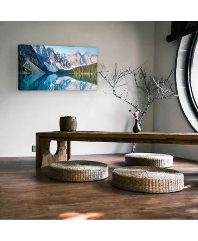 Jezioro Moraine - obraz na płótnie