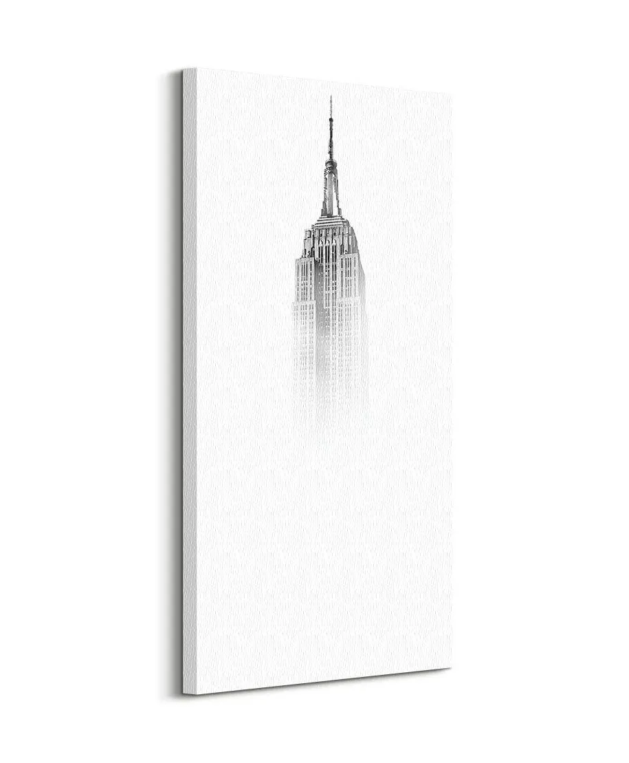 Empire State Building we mgle - obraz na płótnie