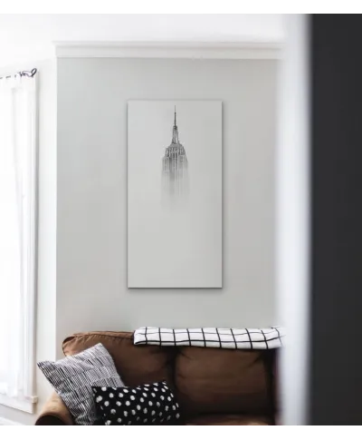 Empire State Building we mgle - obraz na płótnie