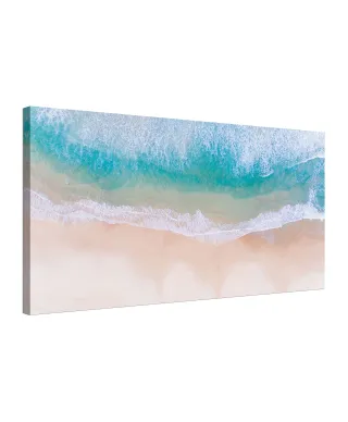 Fale na plaży - obraz na płótnie