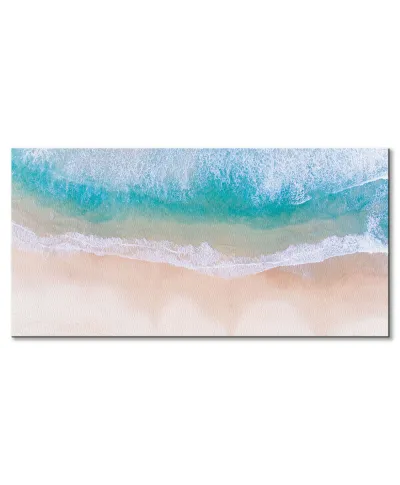 Fale na plaży - obraz na płótnie