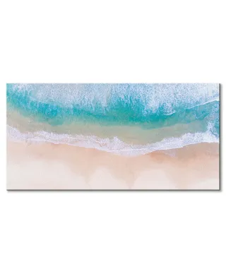 Fale na plaży - obraz na płótnie