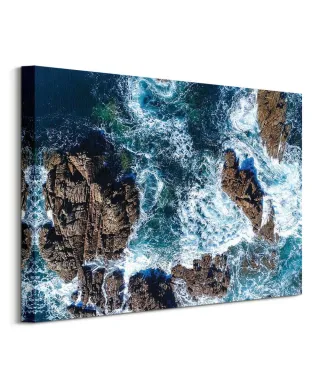 Wzburzony ocean - obraz na płótnie