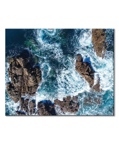 Wzburzony ocean - obraz na płótnie