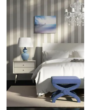 Drewniane molo - obraz na płótnie