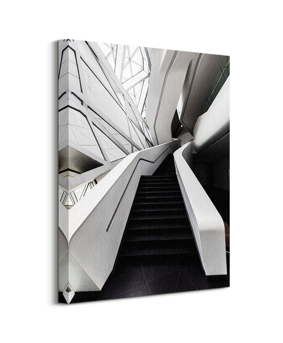 Czarne Schody - obraz na płótnie