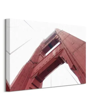 Pylon Golden Gate - obraz na płótnie
