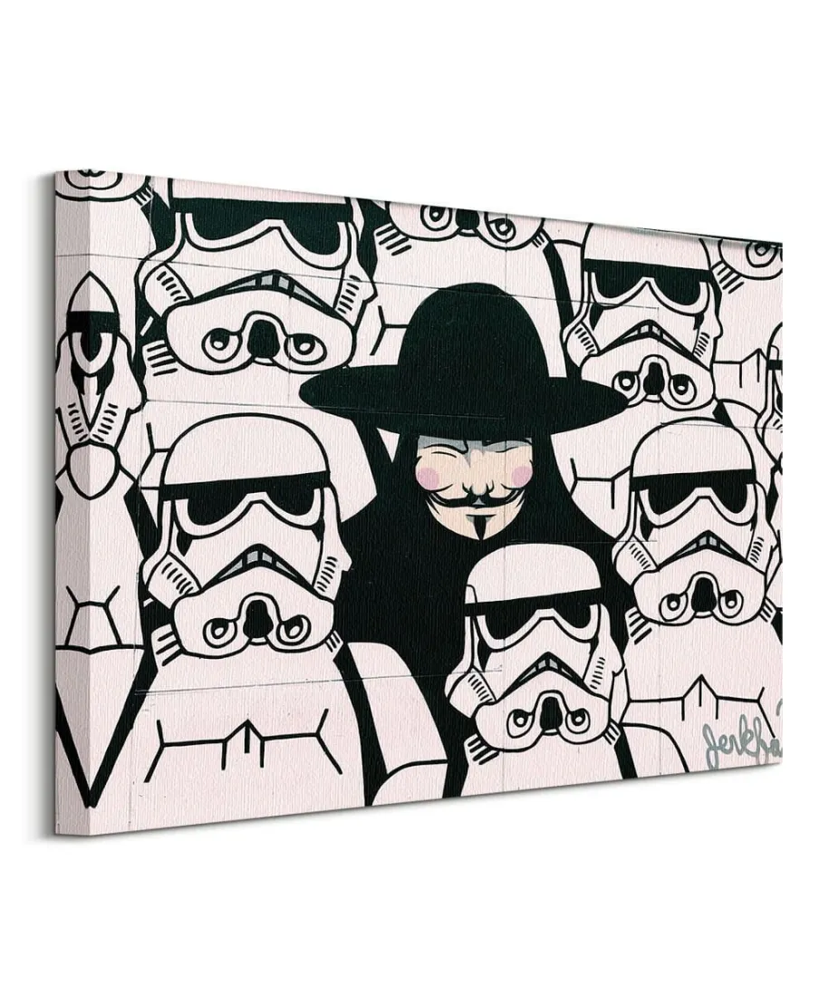 Szturmowiec i Vendetta - obraz na płótnie