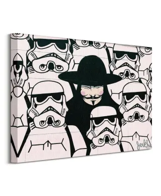 Szturmowiec i Vendetta - obraz na płótnie