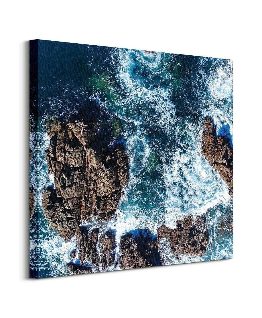 Wzburzony ocean - obraz na płótnie