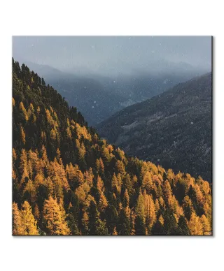 Jesienne Wzgórza - obraz na płótnie