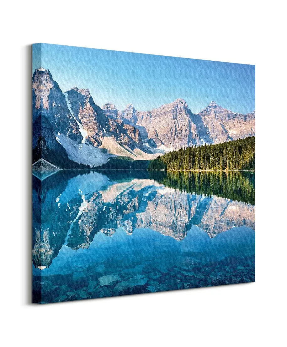 Jezioro Moraine - obraz na płótnie