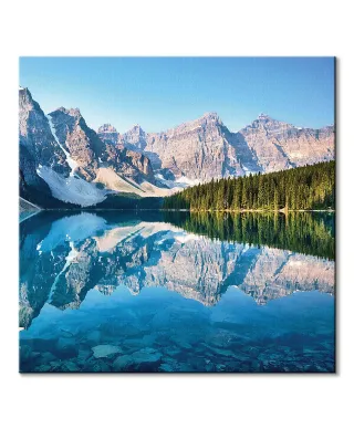 Jezioro Moraine - obraz na płótnie