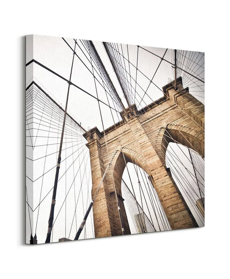 Brooklyn Bridge Pylon - obraz na płótnie