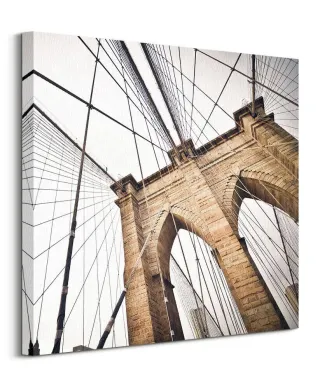 Brooklyn Bridge Pylon - obraz na płótnie