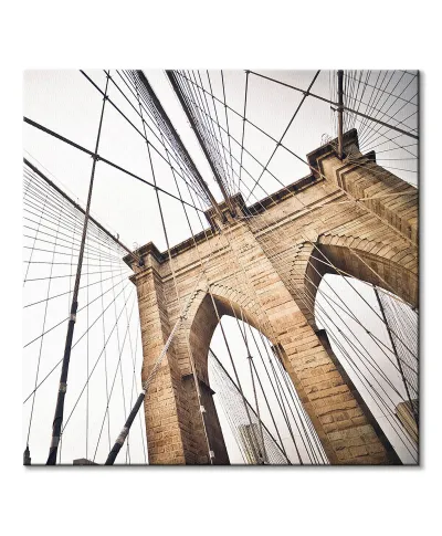 Brooklyn Bridge Pylon - obraz na płótnie