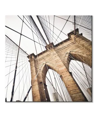 Brooklyn Bridge Pylon - obraz na płótnie