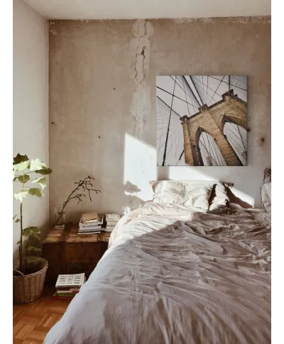 Brooklyn Bridge Pylon - obraz na płótnie