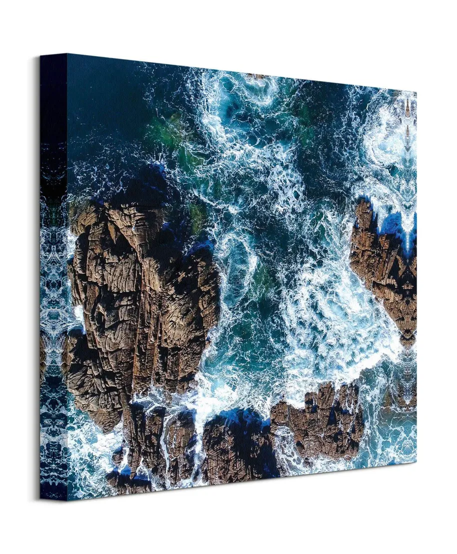 Wzburzony ocean - obraz na płótnie