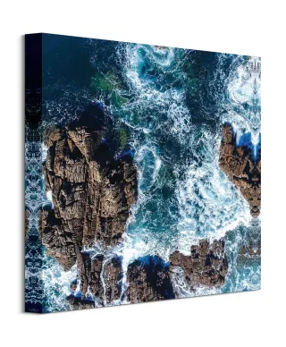 Wzburzony ocean - obraz na płótnie