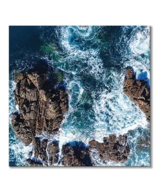 Wzburzony ocean - obraz na płótnie