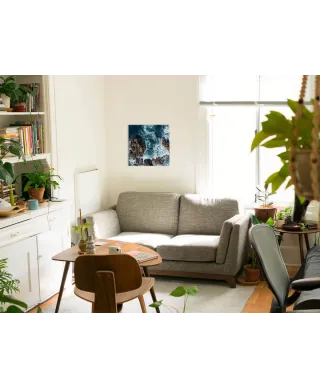 Wzburzony ocean - obraz na płótnie