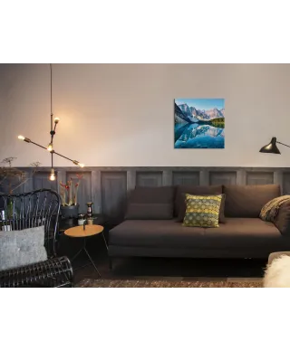 Jezioro Moraine - obraz na płótnie