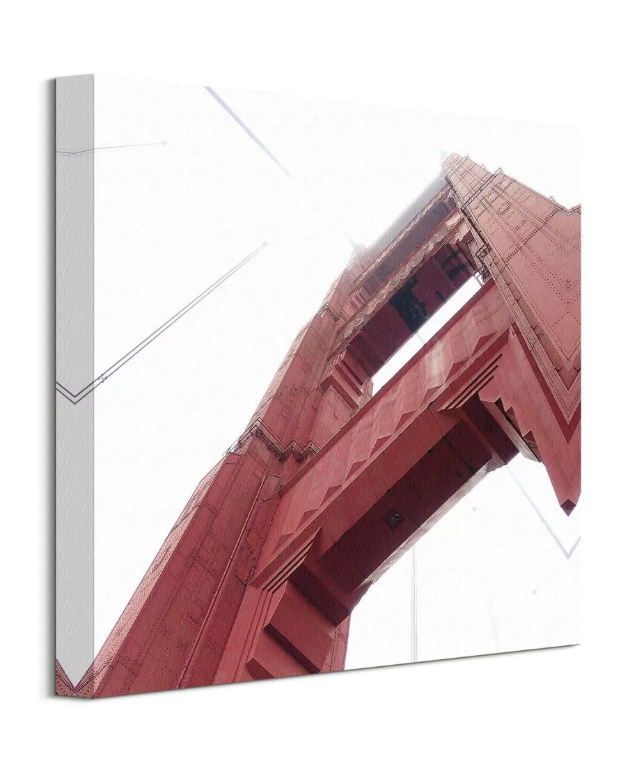 Pylon Golden Gate - obraz na płótnie