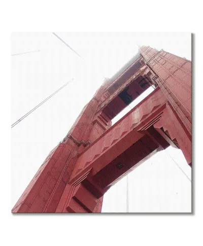 Pylon Golden Gate - obraz na płótnie