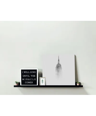 Empire State Building we mgle - obraz na płótnie