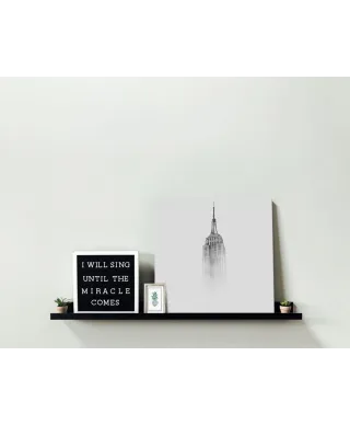 Empire State Building we mgle - obraz na płótnie