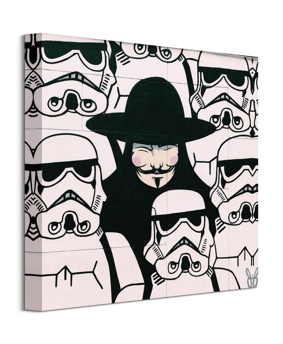 Szturmowiec i Vendetta - obraz na płótnie