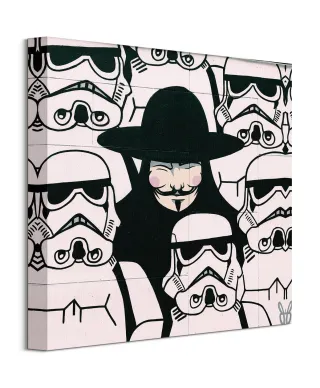 Szturmowiec i Vendetta - obraz na płótnie