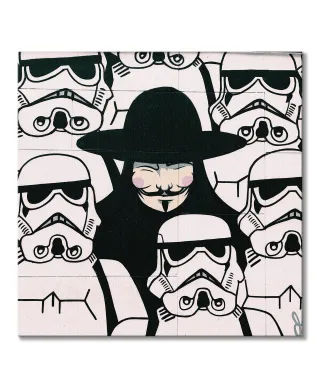 Szturmowiec i Vendetta - obraz na płótnie